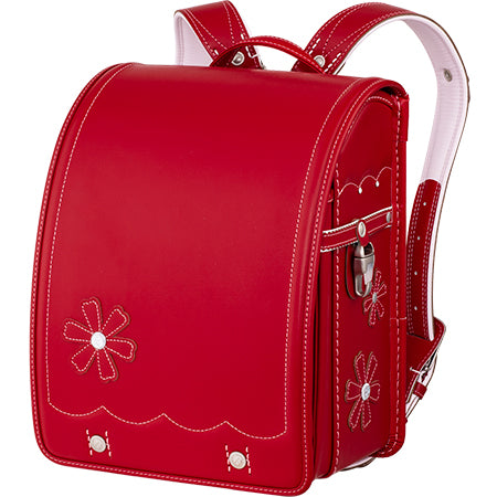 【展示品】コスモス（赤）［牛革・持ち手付き］