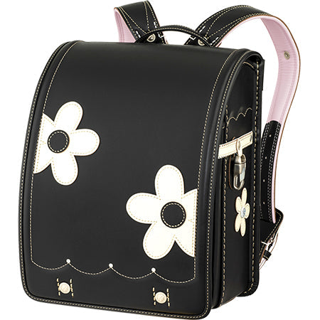 【展示品】ブロッサム（黒）［牛革・持ち手付き］