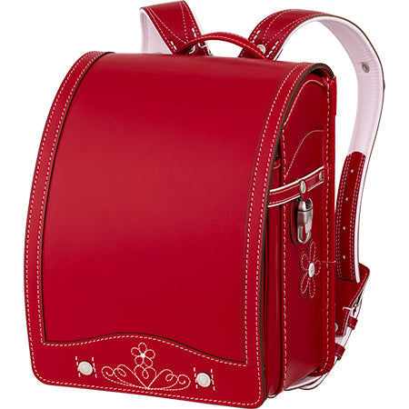 【展示品】ラフィーネ（赤）［牛革・持ち手付き］