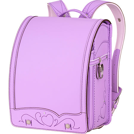 【展示品】トゥインクル・ハート（ラベンダー）［牛革・持ち手付き］