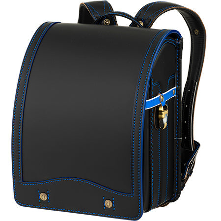 【展示品】コードバン・レイブラック（黒×ブルー）［コードバン・持ち手付き］