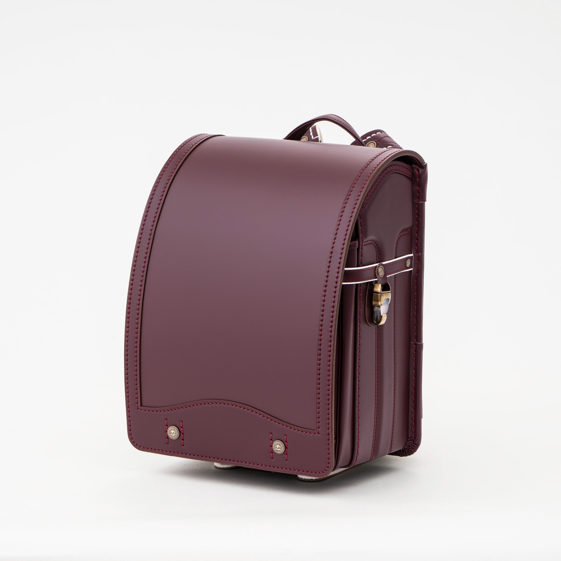 展示品】オールコードバン（ワイン）［コードバン・持ち手付き