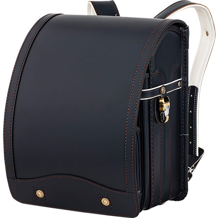 (ほぼ未使用)箱付き:ネイビー 合成皮革 ランドセルー: ふわりぃ No.4 RECO 牛革ハイブリッド ネイビー \u2013 土屋鞄のランドセル